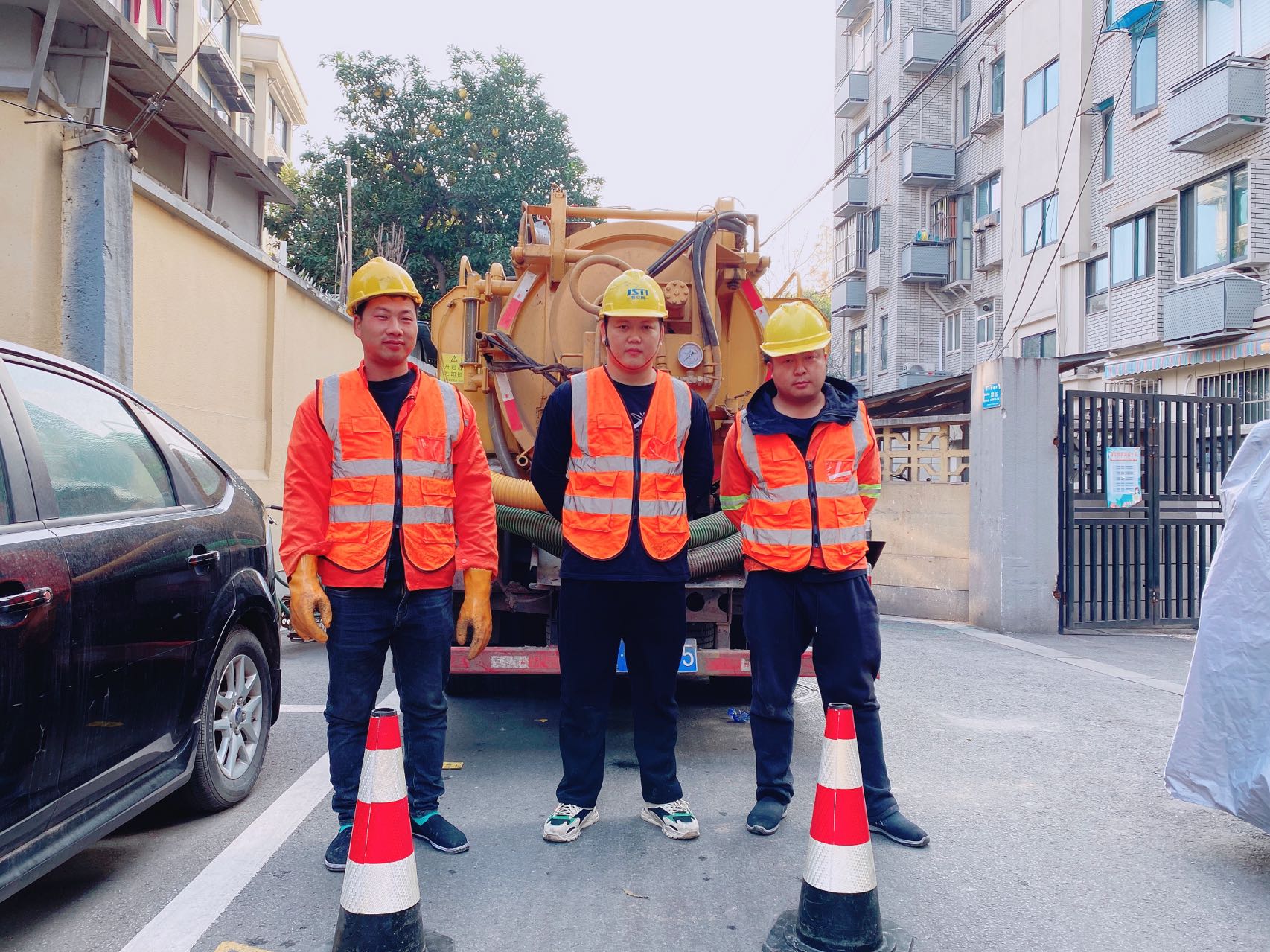 铁心桥南京某小区管道清淤检测施工